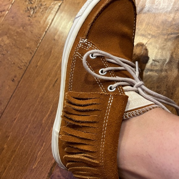 Converse All Star cognac colored boho size 6 moccasin - Picture 9 of 17
